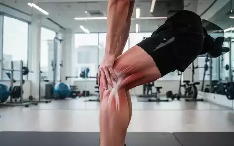 Person bei einer gezielten Rehabilitationsübung für das Knie in einer modernen Sportumgebung. - Foto: über boerse-global.de