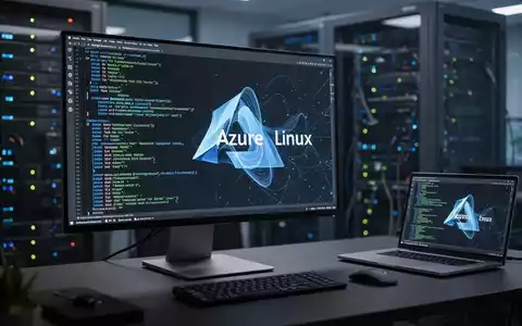 Ein moderner Entwickler-Arbeitsplatz mit einem Terminal-Fenster, das Azure Linux auf Windows WSL darstellt. - Foto: über boerse-global.de
