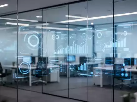 Modernes Büro mit digitaler Workflow-Visualisierung zur Darstellung von Genehmigungsprozessen in Microsoft Teams. - Foto: über boerse-global.de