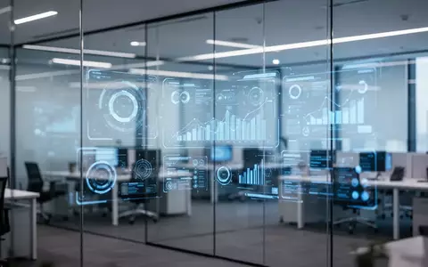 Modernes Büro mit digitaler Workflow-Visualisierung zur Darstellung von Genehmigungsprozessen in Microsoft Teams. - Foto: über boerse-global.de