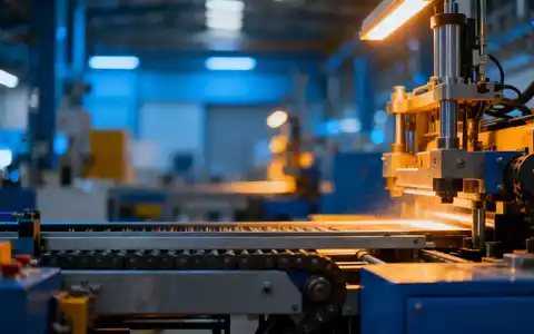 Modernes Industriegebäude mit hochwertigen Maschinen und professioneller Beleuchtung. - Foto: über boerse-global.de