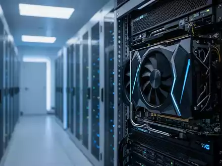 Ein moderner Serverraum mit leistungsstarker Hardware in einem Rechenzentrum. - Foto: über boerse-global.de