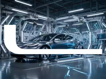 Modernes Elektroauto-Fertigungswerk in einer atmosphärischen, industriellen Umgebung mit Fokus auf Innovation. - Foto: über boerse-global.de