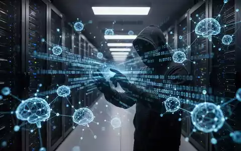 Digitale Repräsentation von künstlicher Intelligenz und binärem Code in einem dunklen, technologisch fortgeschrittenen Umfeld. - Foto: über boerse-global.de