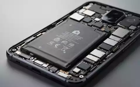 Nahaufnahme der internen Smartphone-Hardware, mit Fokus auf Akkumodul und modularem Design. - Foto: über boerse-global.de