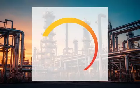 Moderne Industrieanlage bei Sonnenuntergang als Symbol für den Energiesektor - Foto: über boerse-global.de