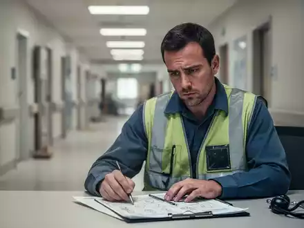 Ein erschöpfter Arbeiter in einer Arbeitsumgebung, der die gesundheitlichen Herausforderungen bei der Rente symbolisiert. - Foto: über boerse-global.de