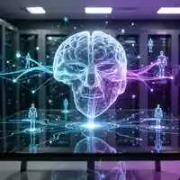 Digitale Visualisierung eines KI-Sicherheitsnetzwerks in einem modernen Kontrollzentrum für Cybersicherheit. - Foto: über boerse-global.de