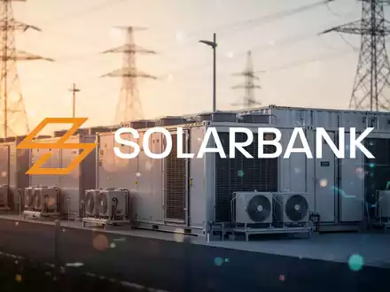 Moderne industrielle Batteriespeicheranlage bei Sonnenuntergang als Symbol für zukunftsweisende Energietechnologie. - Foto: über boerse-global.de