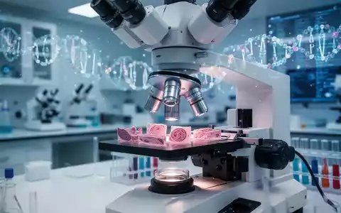Modernes medizinisches Labor mit Mikroskop und Visualisierung genetischer Daten zur Erforschung von Autoimmunerkrankungen. - Foto: über boerse-global.de
