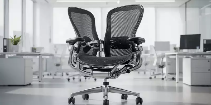 Moderner, robuster ergonomischer Bürostuhl für hohe Traglasten in einem hellen, professionellen Büroambiente. - Foto: über boerse-global.de