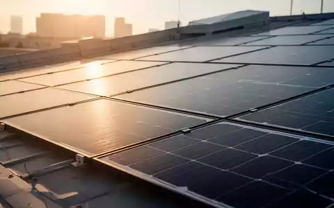 Moderne Solaranlagen auf einem Hausdach bei Sonnenuntergang - Foto: über boerse-global.de