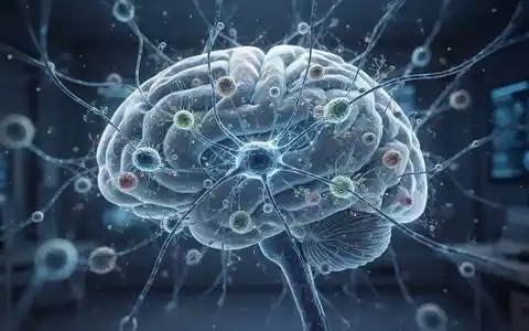 Abstrakte Darstellung neuronaler Netzwerke und Gliazellen im menschlichen Gehirn für die Alzheimer-Forschung. - Foto: über boerse-global.de