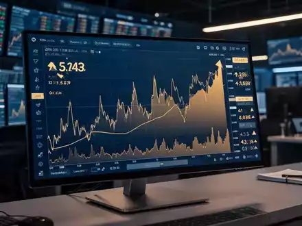 Digitaler Börsenchart mit steigenden Kurstrends und Symbolik für Ölpreise auf einem modernen Handelsbildschirm. - Foto: über boerse-global.de