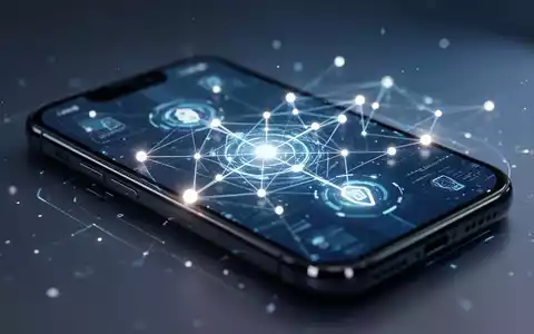 Ein modernes Smartphone mit digitaler Oberfläche für KI-Automatisierung und geräteübergreifende Synchronisierung. - Foto: über boerse-global.de