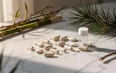 Hochwertige Beauty-Supplemente und pflanzliche Inhaltsstoffe in einer ästhetischen, hellen Produktpräsentation. - Foto: über boerse-global.de