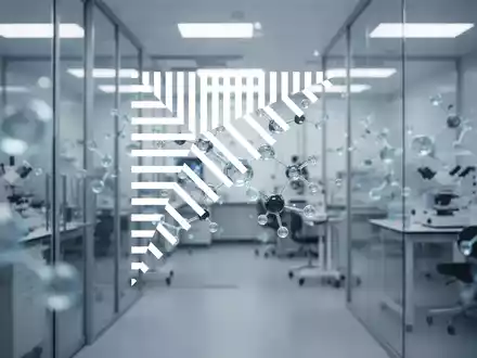 Abstrakte Darstellung moderner medizinischer Forschung und technologischer Innovation in einem Labor - Foto: über boerse-global.de