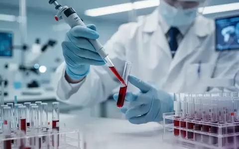 Medizinisches Labor zur Diabetesdiagnostik mit einer Blutprobe in einer Ampulle. - Foto: über boerse-global.de