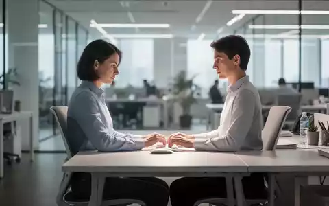 Eine Person sitzt aufrecht an einem modernen Schreibtisch in einer hellen Büroumgebung zur Veranschaulichung ergonomischer Arbeit. - Foto: über boerse-global.de