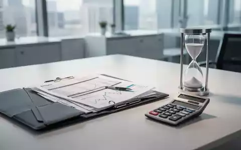 Ein Schreibtisch mit Finanzunterlagen, Taschenrechner und einer Sanduhr als Symbol für die neue Grundsicherung. - Foto: über boerse-global.de