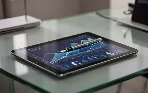Ein moderner Schreibtisch mit Tablet, das Finanzdiagramme anzeigt, symbolisiert strategische Finanzplanung und Zinsoptimierung. - Foto: über boerse-global.de