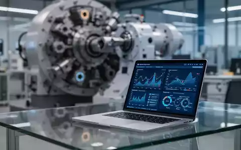 Moderner Büroarbeitsplatz mit Laptop, auf dem Finanzdaten und digitale Workflows für Exportfinanzierungen zu sehen sind. - Foto: über boerse-global.de