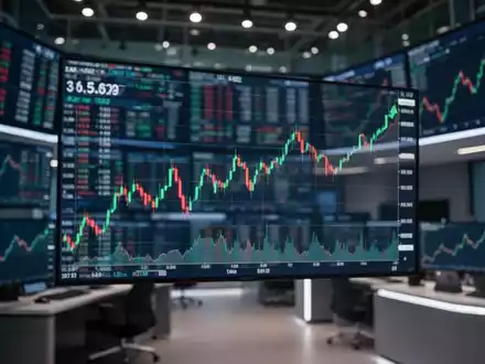 Digitale Finanzcharts und Börsenkurse auf einem modernen Handelsbildschirm. - Foto: über boerse-global.de
