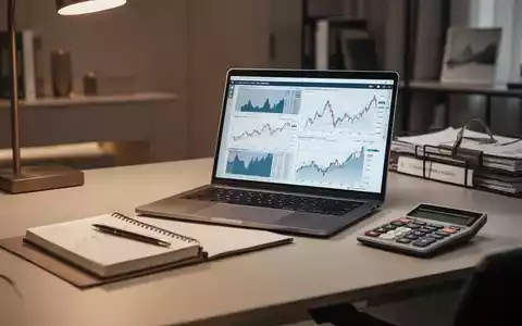 Ein aufgeräumter Schreibtisch mit Laptop, Notizbuch und Taschenrechner als Symbol für finanzielle Rahmenbedingungen. - Foto: über boerse-global.de