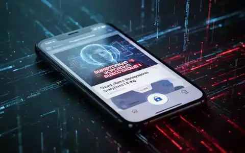 Smartphone mit einer verdächtigen Werbeanzeige im Kontext einer Analyse zur Verbreitung von Android-Malware. - Foto: über boerse-global.de