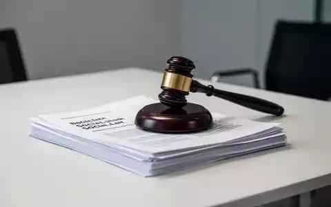 Ein Richterhammer auf Sozialgesetzbuch-Dokumenten auf einem Schreibtisch als Symbol für juristische Entscheidungen. - Foto: über boerse-global.de