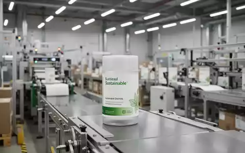 Moderne Produktionsanlage für nachhaltige Verpackungen in einer hellen, professionellen Industrieumgebung. - Foto: über boerse-global.de