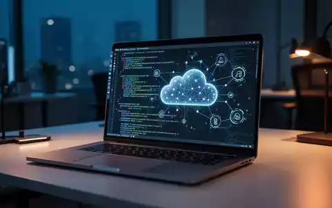 Ein moderner Entwicklerarbeitsplatz mit einer IDE, die KI-gestützte Cloud-Integrationen und Datenflüsse visualisiert. - Foto: über boerse-global.de