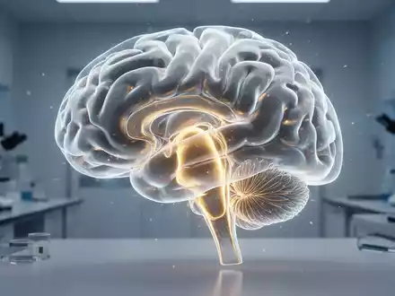 Hochwertige 3D-Visualisierung des menschlichen Gehirns mit Fokus auf den Hippocampus in klinischer Beleuchtung. - Foto: über boerse-global.de