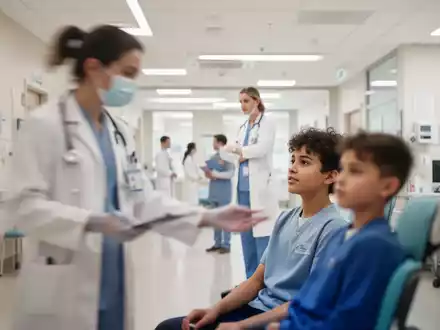 Eine Pflegefachkraft im Gespräch mit einem jungen Menschen in einer modernen sozialen Einrichtung. - Foto: über boerse-global.de