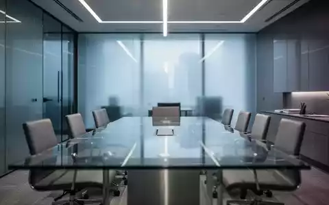 Modernes, minimalistisches Büro-Interieur mit Konferenztisch, das eine professionelle Geschäftsumgebung symbolisiert. - Foto: über boerse-global.de