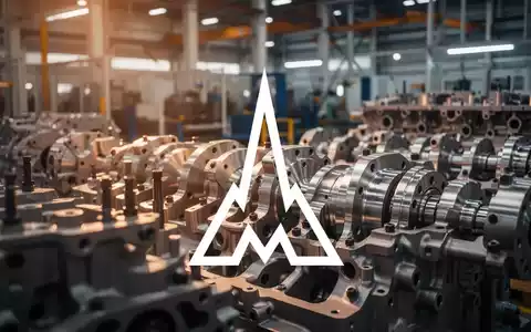 Abstrakte Darstellung von Industrietechnik und Maschinenbau in einer modernen Produktionshalle. - Foto: über boerse-global.de