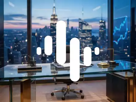 Abstrakte Darstellung von Finanzwachstum und Stabilität in einem modernen Büro mit Blick auf eine Skyline. - Foto: über boerse-global.de