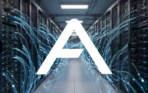 Ein modernes Rechenzentrum mit leuchtenden Glasfaserkabeln und Server-Racks, das technisches Wachstum symbolisiert. - Foto: über boerse-global.de