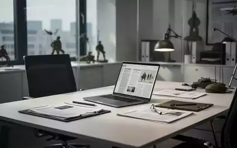 Ein moderner Schreibtisch in einem Büro, der die Auswirkungen der Reservistenpflicht auf die Arbeitswelt symbolisiert. - Foto: über boerse-global.de
