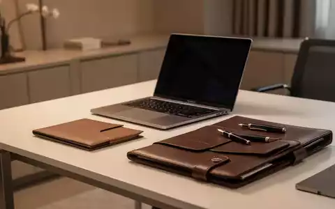 Ein aufgeräumter Schreibtisch mit Laptop und Dokumentenmappe, der eine strukturierte Finanzverwaltung symbolisiert. - Foto: über boerse-global.de