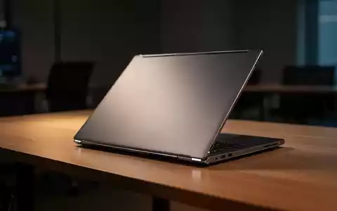 Ein schlankes, geschlossenes Aluminium-Laptop auf einem minimalistischen Schreibtisch, das den Wandel der Computerhardware symbolisiert. - Foto: über boerse-global.de