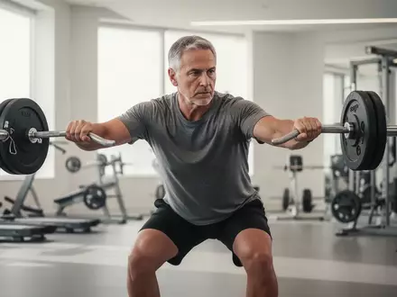Eine Person beim gezielten Krafttraining in einem modernen Fitnessraum zur Förderung der neurologischen Gesundheit. - Foto: über boerse-global.de