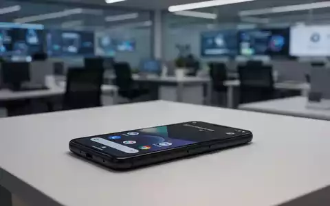 Ein modernes Google Pixel Smartphone liegt auf einem minimalistischen Schreibtisch in einer professionellen Büroumgebung. - Foto: über boerse-global.de