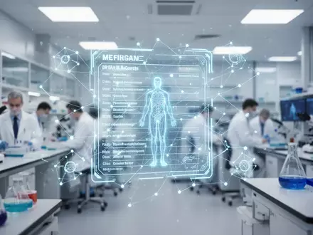 Digitale Gesundheitsdaten und KI-gestützte Analysen in einer modernen medizinischen Forschungsumgebung. - Foto: über boerse-global.de