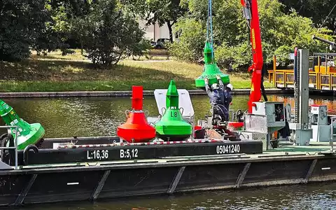 Fahrwassertonnen (Archiv) - Foto: via dts Nachrichtenagentur
