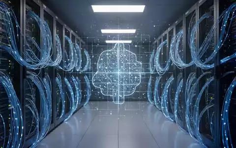 Abstraktes digitales Raster und leuchtende Serverinfrastruktur, die eine KI-Sandbox-Umgebung darstellt. - Foto: über boerse-global.de
