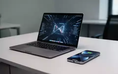 Ein Laptop und ein Smartphone auf einem minimalistischen Schreibtisch als Symbol für ein Hardware-Bundle. - Foto: über boerse-global.de