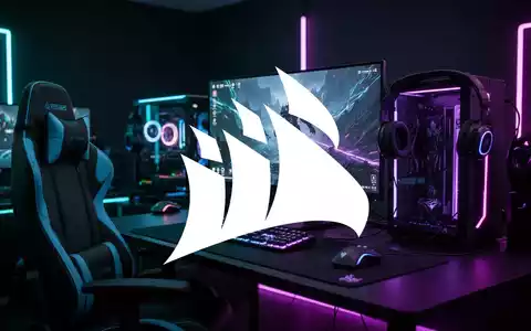 Abstraktes, stimmungsvolles Gaming-Setup mit neonfarbener Beleuchtung und moderner Technologie. - Foto: über boerse-global.de