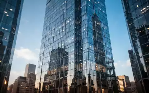 Moderne Bürogebäude in einem Finanzviertel unter blauem Himmel - Foto: über boerse-global.de