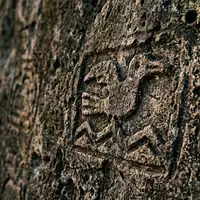 Extreme Makroaufnahme eines Materialdetails am Wahrzeichen San-Blas-Inseln in El Porvenir Panama, taktile Struktur und weiches - Foto: THN